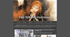 Desktop Screenshot of pauldurandillustrateur.fr