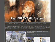 Tablet Screenshot of pauldurandillustrateur.fr